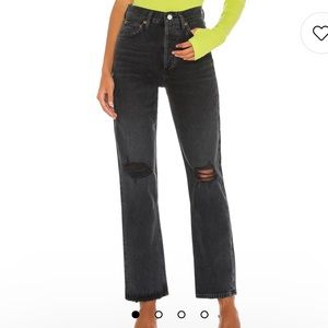 AGOLDE 90s Pinch Waist in Howl Faded Black